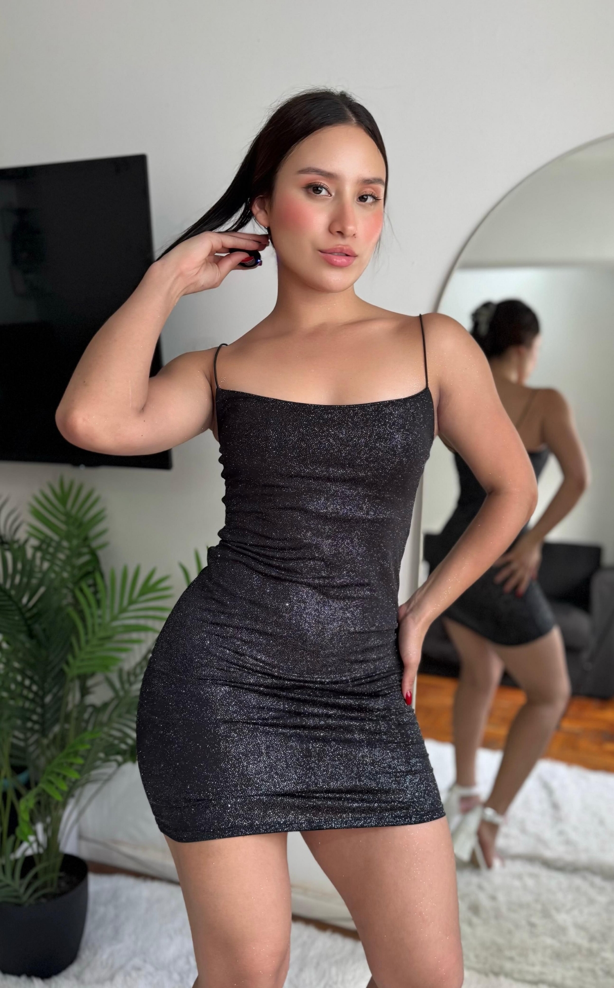 Vestido Clásico Gliter - Imagen 2