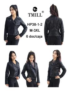 Campera Cuero Importada Dama Clasica Basic Outfit  Importada la Tienda de Yuyu