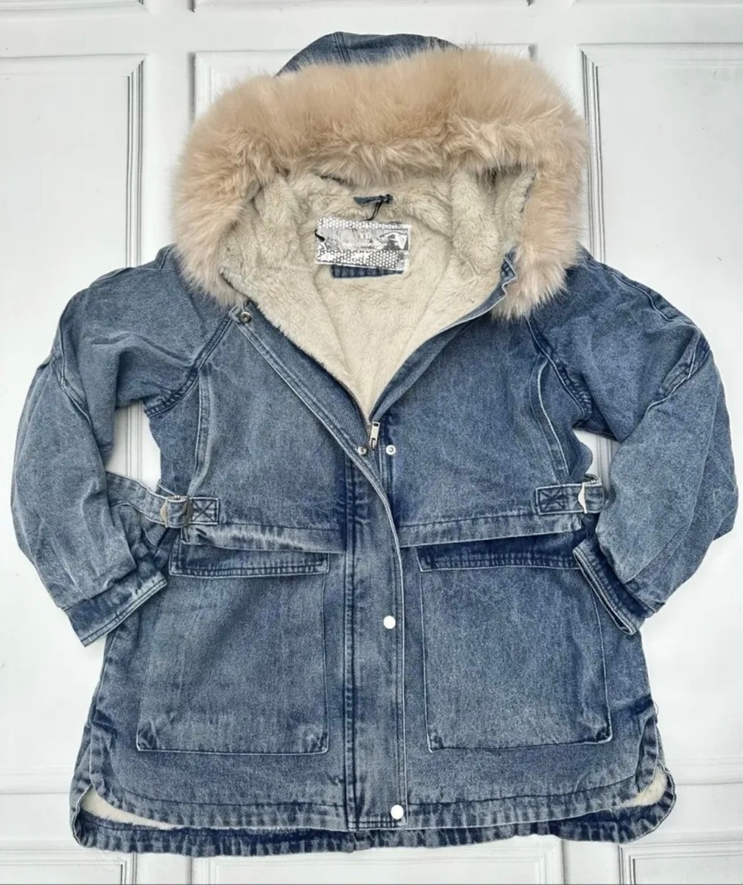Campera Camperon Parka Jean Importada Yd Mujer Dama Abrigo la Tienda de Yuyu Lty - Imagen 2