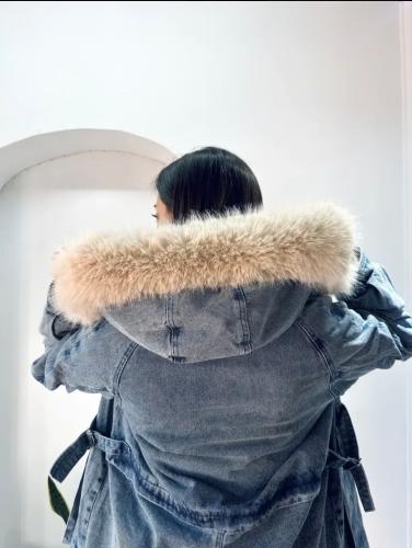 Campera Camperon Parka Jean Importada Yd Mujer Dama Abrigo la Tienda de Yuyu Lty - Miniatura 3