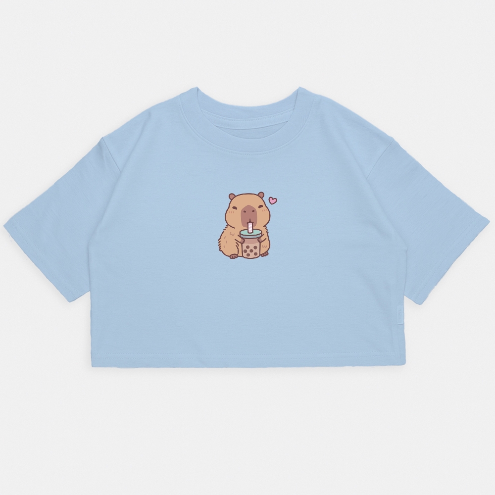 Nena - Crop Kim Oversize Capibara Frappe - Imagen 4
