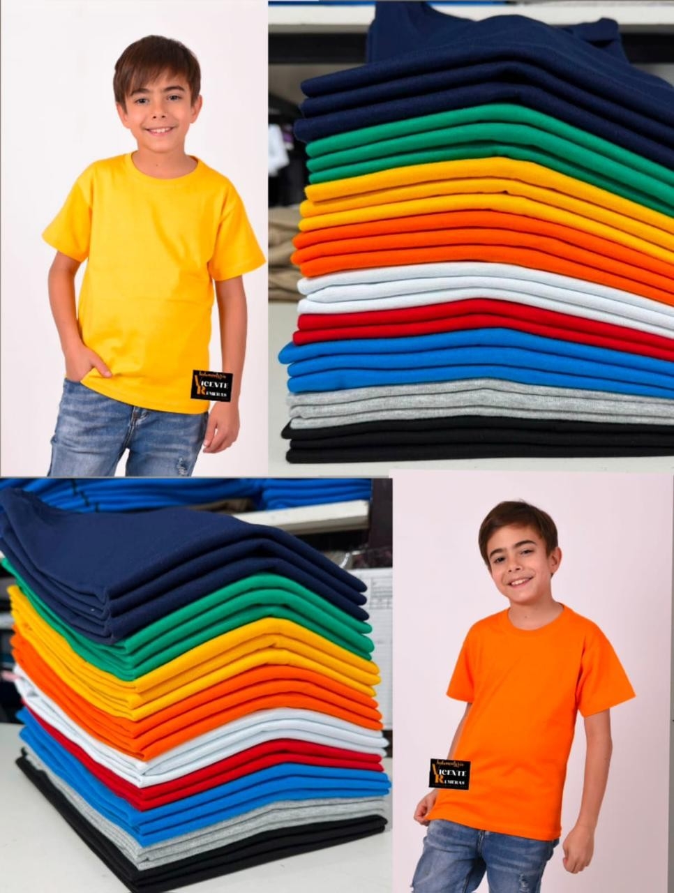 Remeras Lisas Niño - Imagen 3