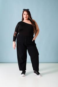9241 Slouchy Negro Curvy