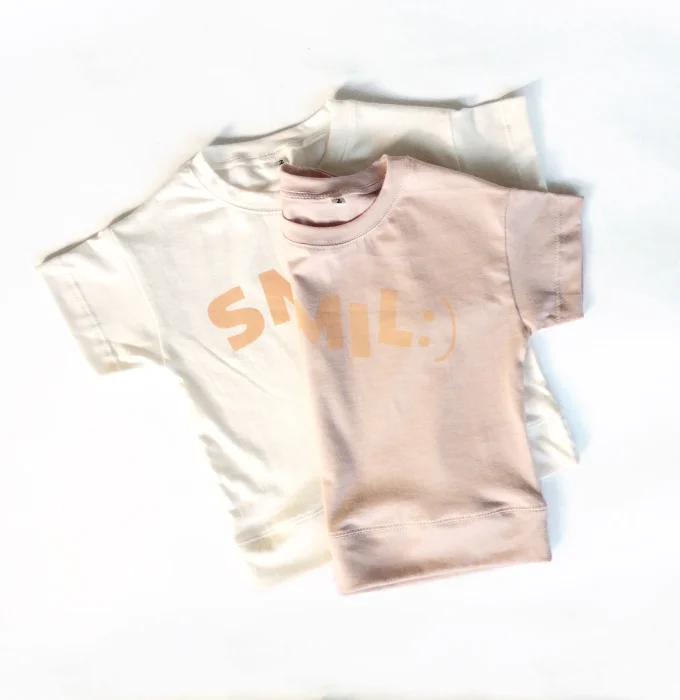 Oferta Remeras Algodon Peinado Boxy Bebe