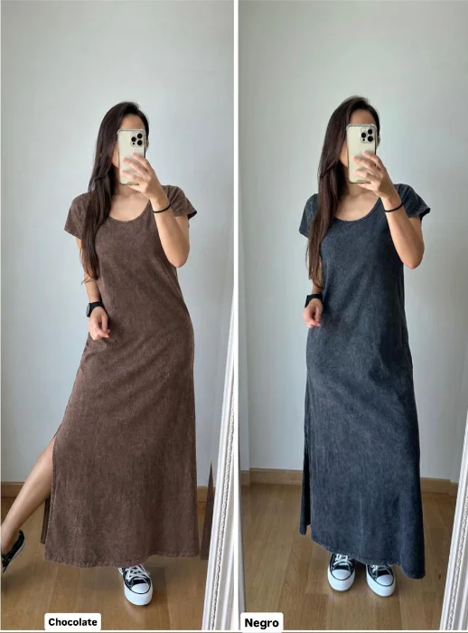 Vestido Bahamas M/c Nevado