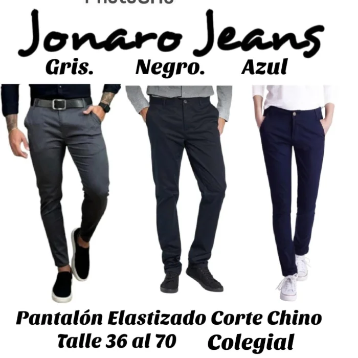 Pantalón Elastizados Corte Chino