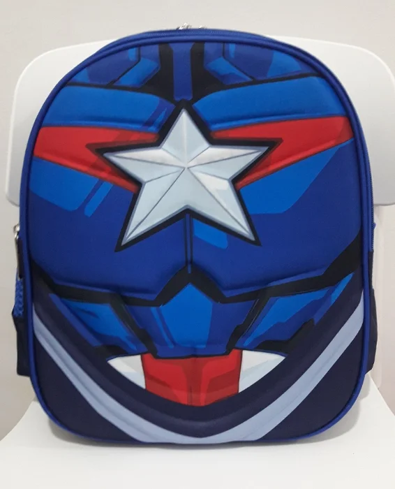 Mochila con Relieve 2 Cierres 2 Bolsillos para Botella