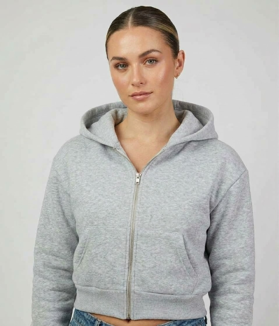 Campera Frisa Crop Top - Imagen 2