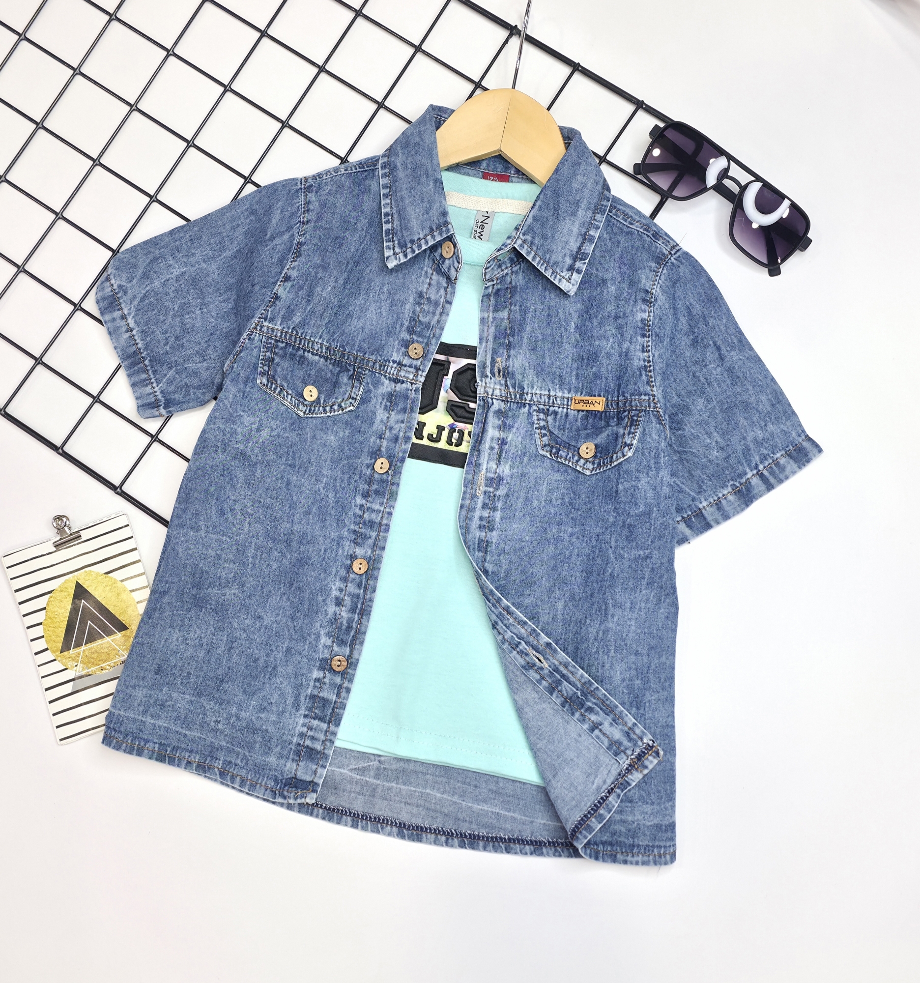 Camisa Jeans Eze P/niñoq - Imagen 3