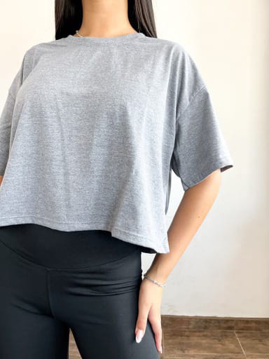 Puperas Oversize Color Gris - Imagen 3
