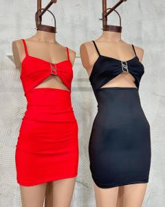 Vestido con Accesorio Luna