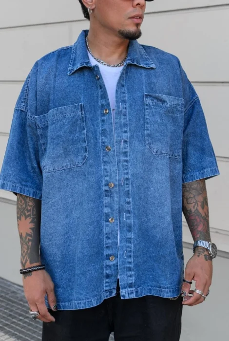 Camisa Jeans Oversize