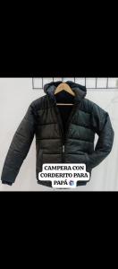Campera Inflable con Corderito X Dentro y Capucha para Caballeros del 2 al 5