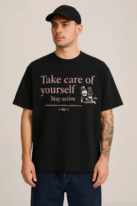 Remera Oversize Stay Active Algodón Peinado