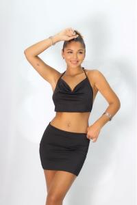 Top Aisek Microfibra Glitter