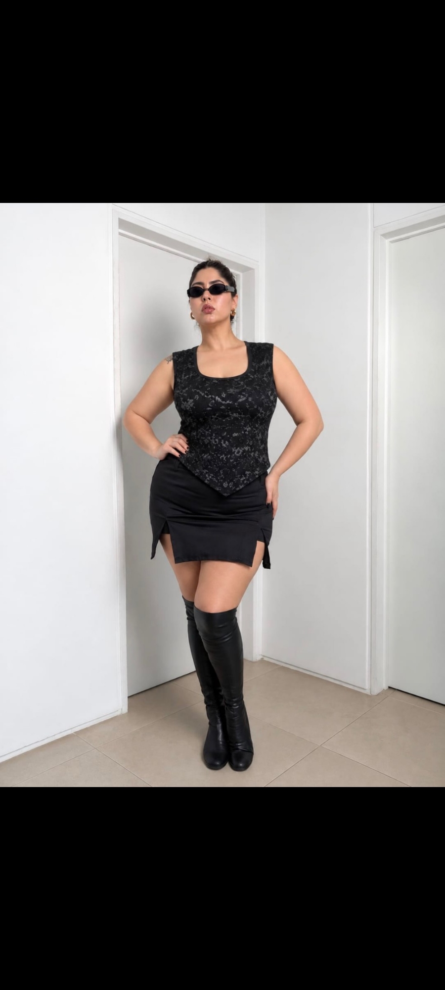 Musculosa de Fiesta Curvy - Imagen 3