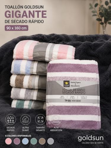 Toallón de Baño Goldsun Gigante
