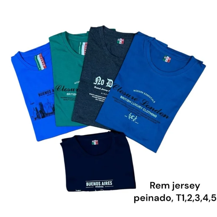 Remera Algodón Peinado