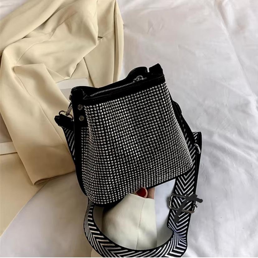 Cartera Strass Cuadrada - Imagen 1