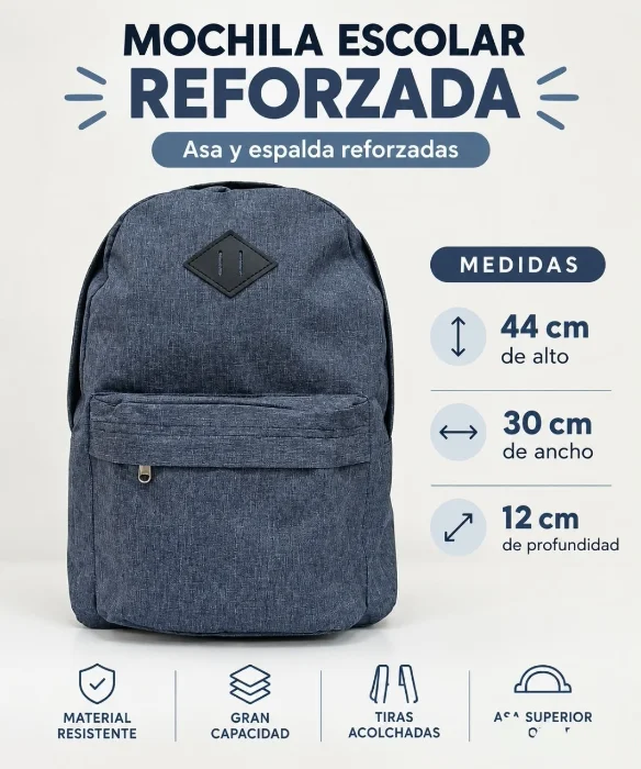 Mochilas Escolares Reforzadas!!!!!