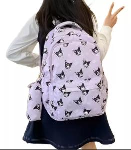 Mochila Importada Kawai con Cartuchera, 44cm × 30cm ×14cm, Utiles Escolares, Libreria - Miniatura 6