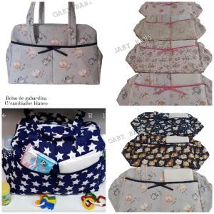 Bolso Maternal Gabardina con Cambiador - Miniatura 1