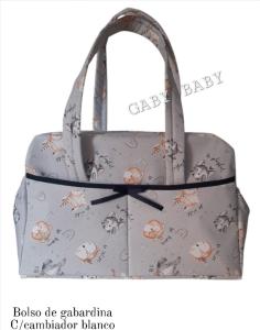 Bolso Maternal Gabardina con Cambiador - Miniatura 2