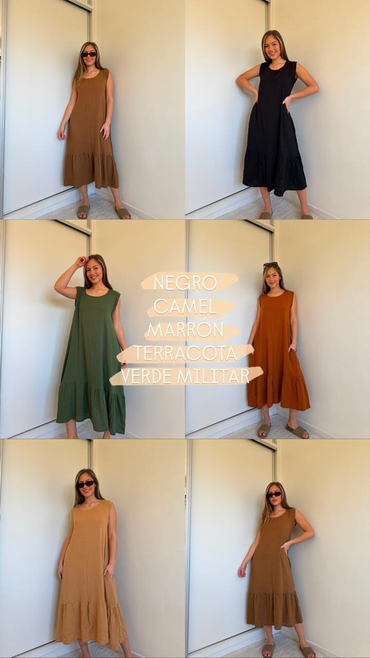 Vestido Marbella / Lino Spandex - Imagen 3