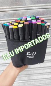 Marcadores Touch Doble Punta Set de 60un - Miniatura 1
