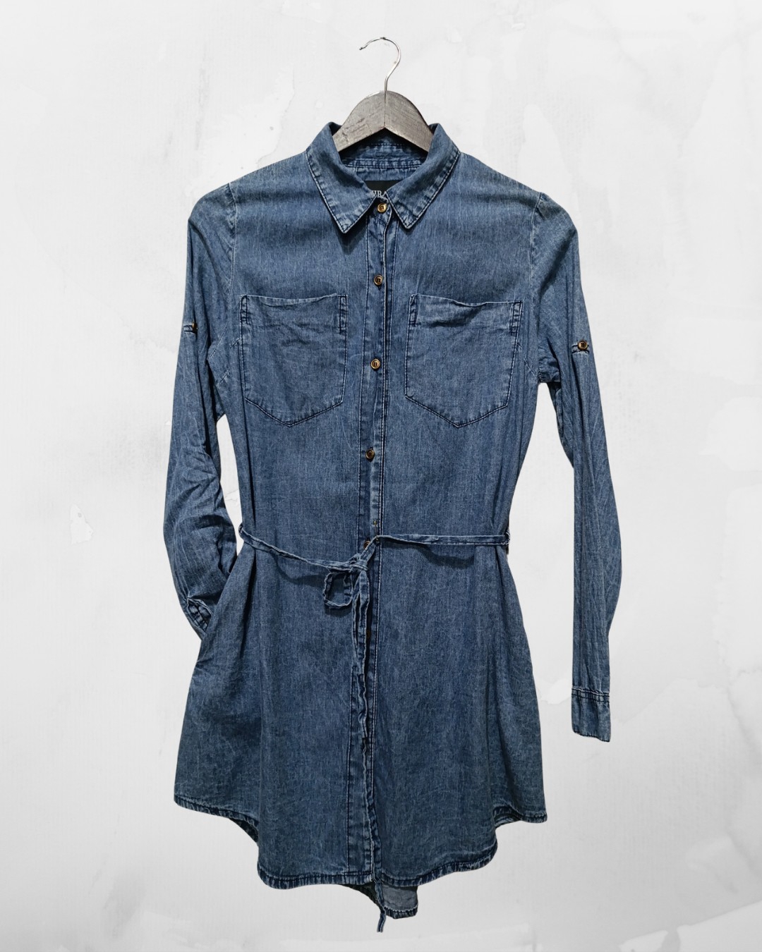 Vestido Camisa Nevada Jean con Tirante - Imagen 3