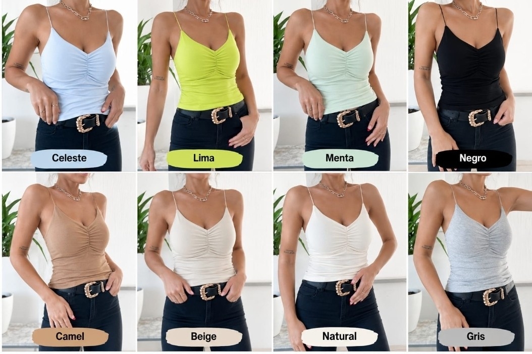 Musculosas Frunce Diva - Imagen 5