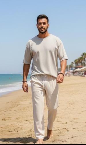 Pantalón de Lino Hombre