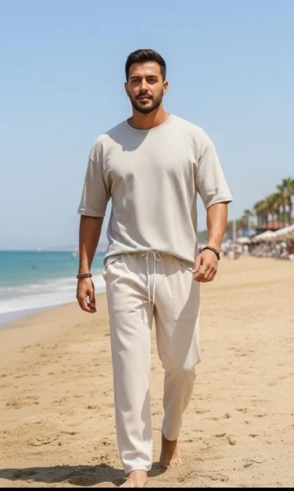 Pantalón de Lino Hombre