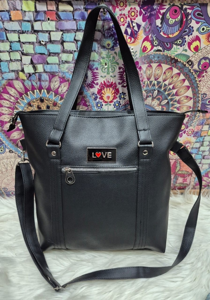 Ingresó Bolso Morral Grande de Cuero Ecológico - Imagen 1