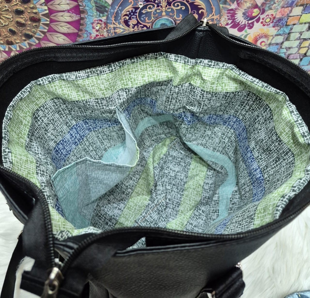 Ingresó Bolso Morral Grande de Cuero Ecológico - Imagen 4