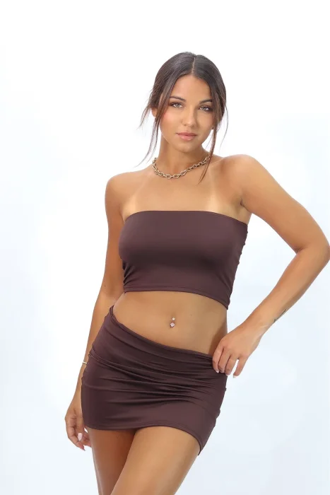 Strapless Berry Modal Soft
