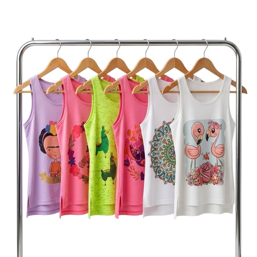 Musculosa Sublimado Nena C / Tajo - Imagen 3
