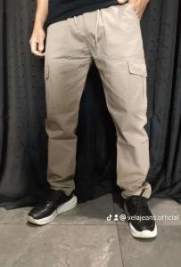 Cargo Recto de Gabardina
