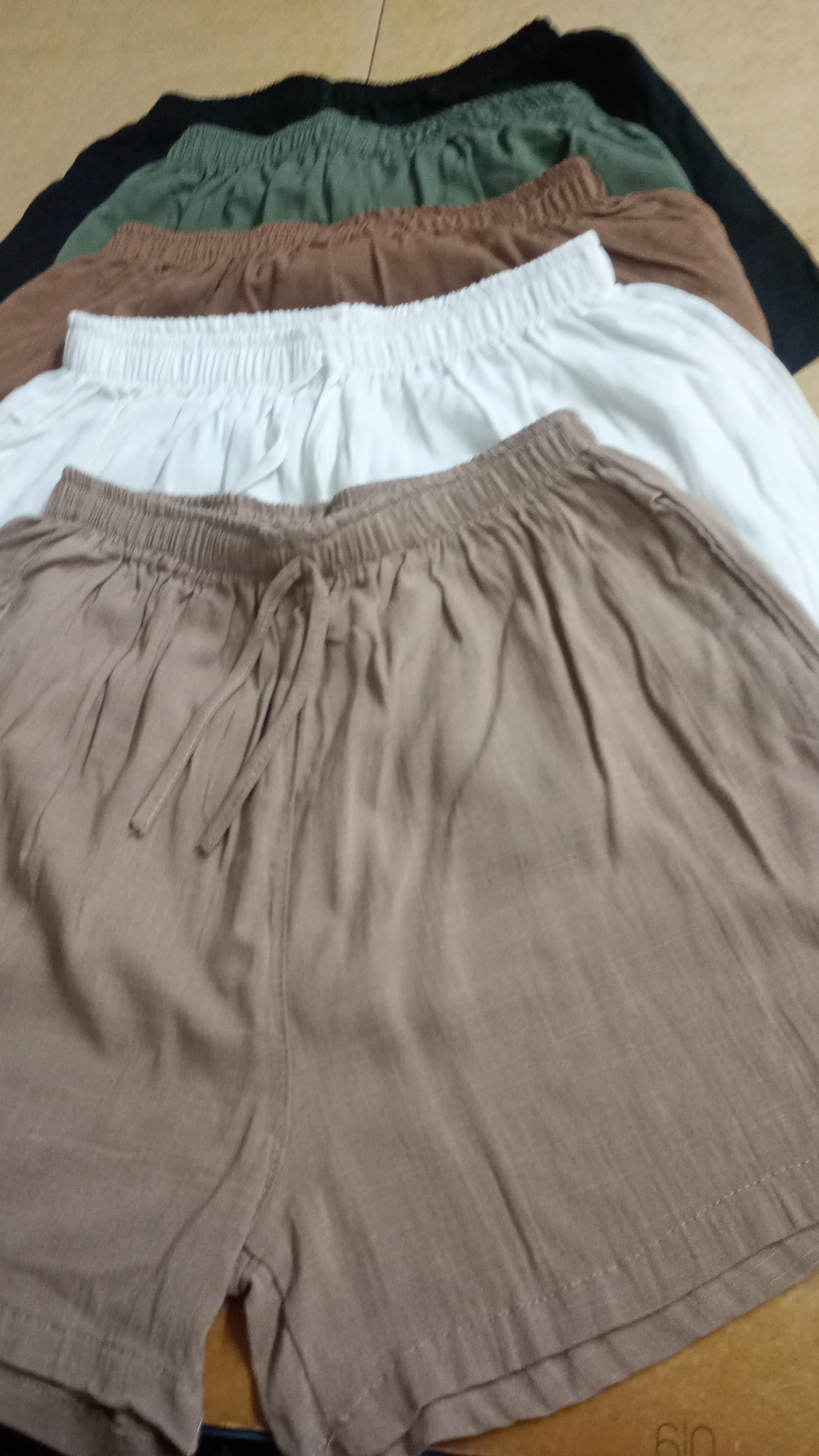 Shorts de Lino con Spandex - Imagen 2