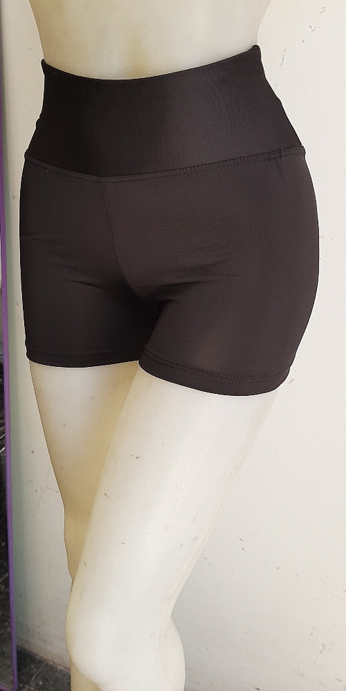 Short Lycra Liso Negro - Imagen 2