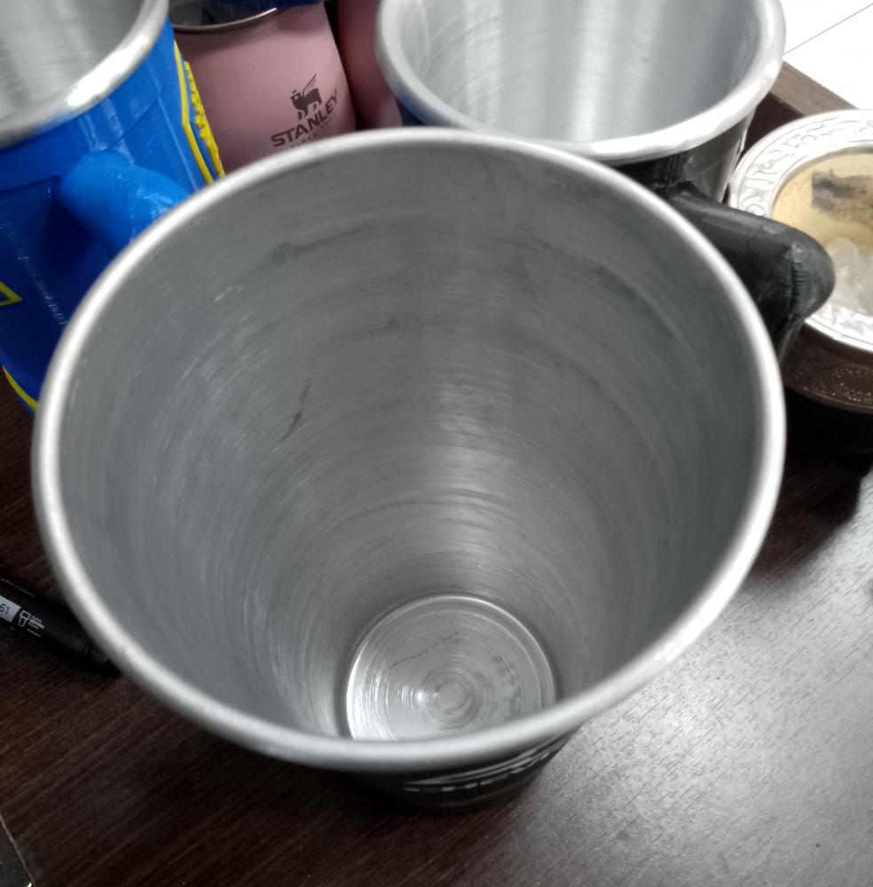 Vaso Fernet de Aluminio Grabado Ford 1 Litro - Imagen 2