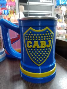 Vaso Jarra 3d 500 Ml Boca Juniors