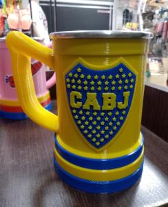 Vaso Jarra 3d 500 Ml Boca Juniors - Miniatura 3