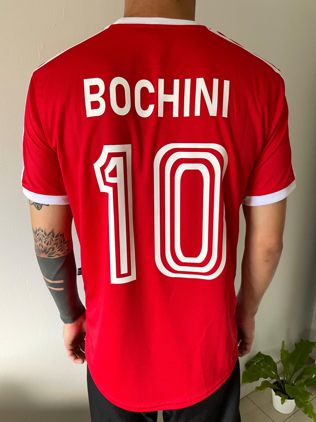 Camiseta Retro Independiente Mita Titular Rojo - Imagen 3