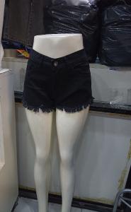 Short Playero Negro con Forreria