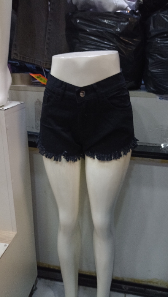 Short Playero Negro con Forreria - Imagen 2