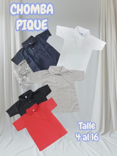Chomba Escolar Unisex Pique