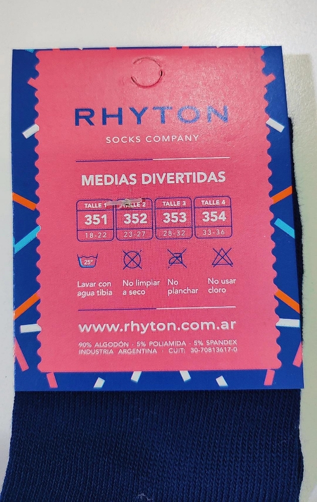 Medias 1/2 Colegiales Azul y Blanco - Imagen 6