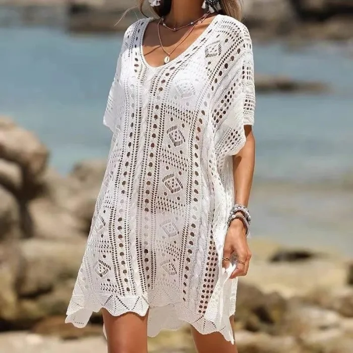 Vestido Playero Rombo