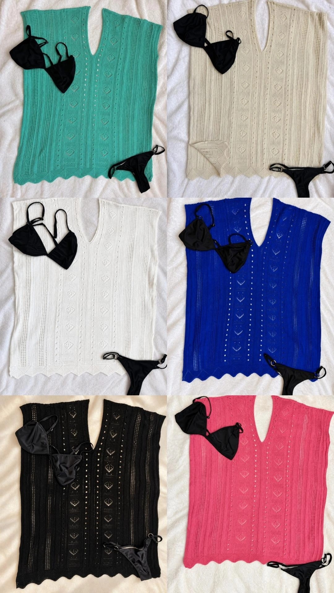 Vestido Playero Rombo - Imagen 3